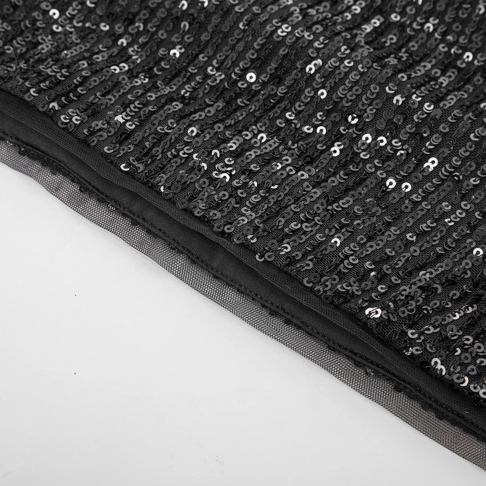 Пикантные Для женщин платья сверкающими пайетками летние ремень сплошной цвет