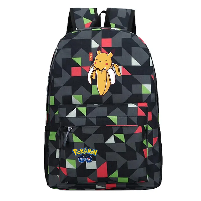 photo colour Mochilas модный рюкзак Pokemon Go, рюкзак для студентов, рюкзак для компьютера, школьные сумки, большая Вместительная дорожная сумка для ноутбука - Цвет: photo colour