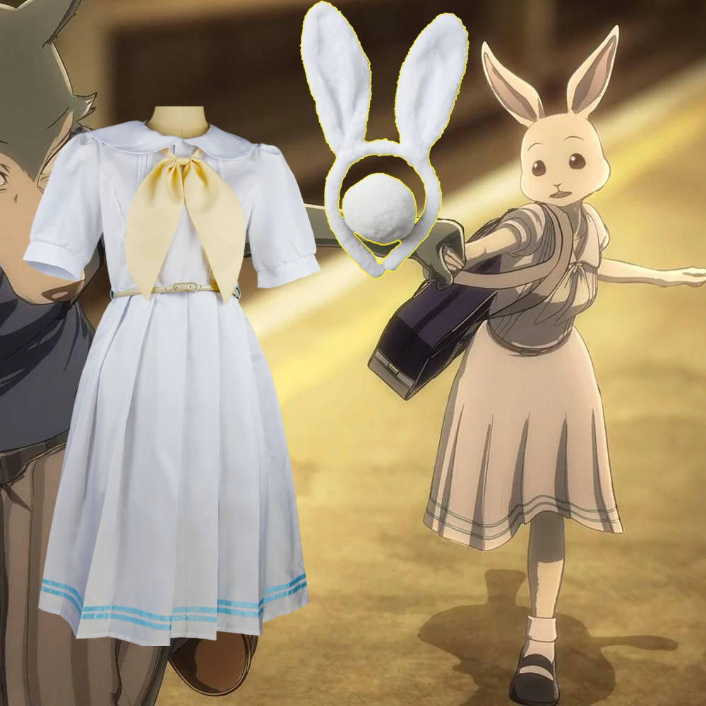 Beastars動物ラプソディアニメコスプレアニメコスプレ衣装制服白ウサギの動物かわいいかわいいドレスと女性女の子 Aliexpress Beastars動物ラプソディアニメコスプレアニメコスプレ衣装制服白ウサギの動物かわいいかわいいドレスと女性女の子 Aliexpress