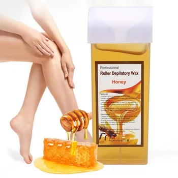

100g Hair Removal Wax Hot Depilatory Cream Wax Cartridge Beeswax Warmer Waxing Aloe Rose Hair Removal For Women Men