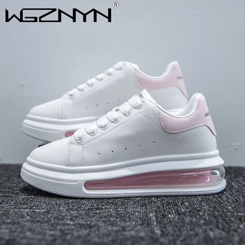 Women Casual Shoes Women Sneakers NEW Fashion Breathable Leather Platform Women Shoes Soft Footwears Sneaker Zapatillas Mujer