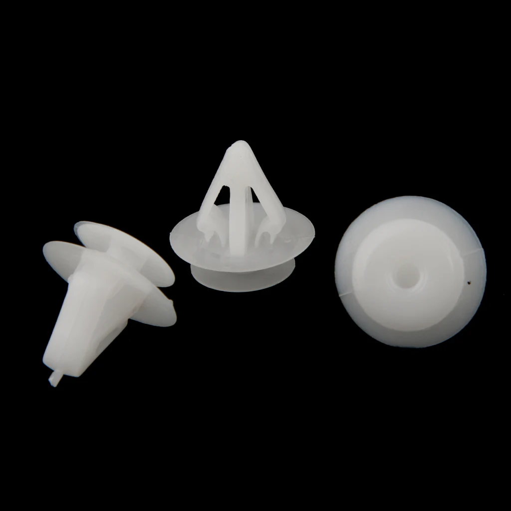 Pack Of 20 Car Door Buckle  Sheeting/Interior Panels Snaps For Mazda White