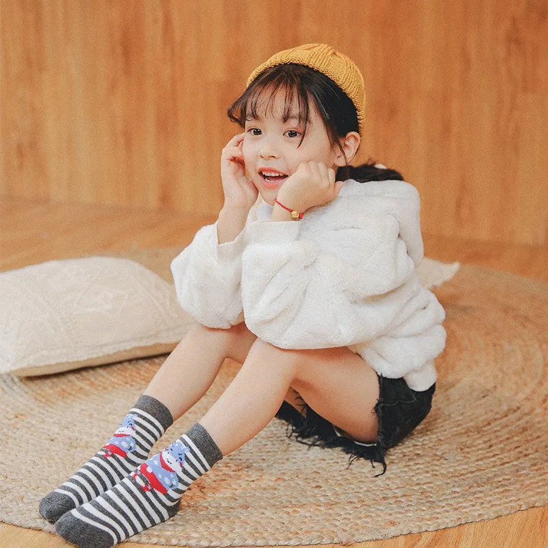 New Toddler Baby Socks Kid Girls Boys Socks Cartoon Socks Soft Cotton School Sports Crew Socks