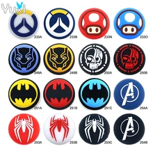 YuXi 2pcs Thumb Grip Cover For Playstation 5 4 PS5 PS4 Switch Pro Controller Silicone Joystick Cap For Xbox One 360