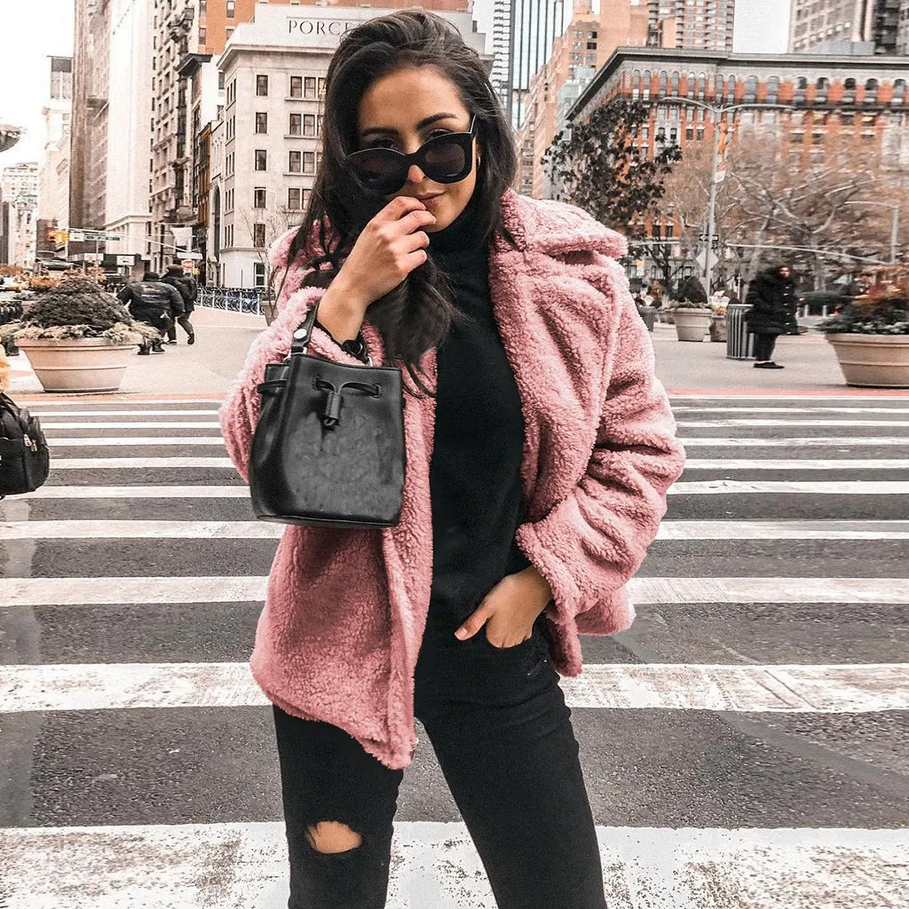 Зимняя женская шуба Chaqueta mujer, большие размеры, одноцветная шуба из искусственного меха норки, шуба из искусственного меха, шуба из лисьего меха Colete Feminino