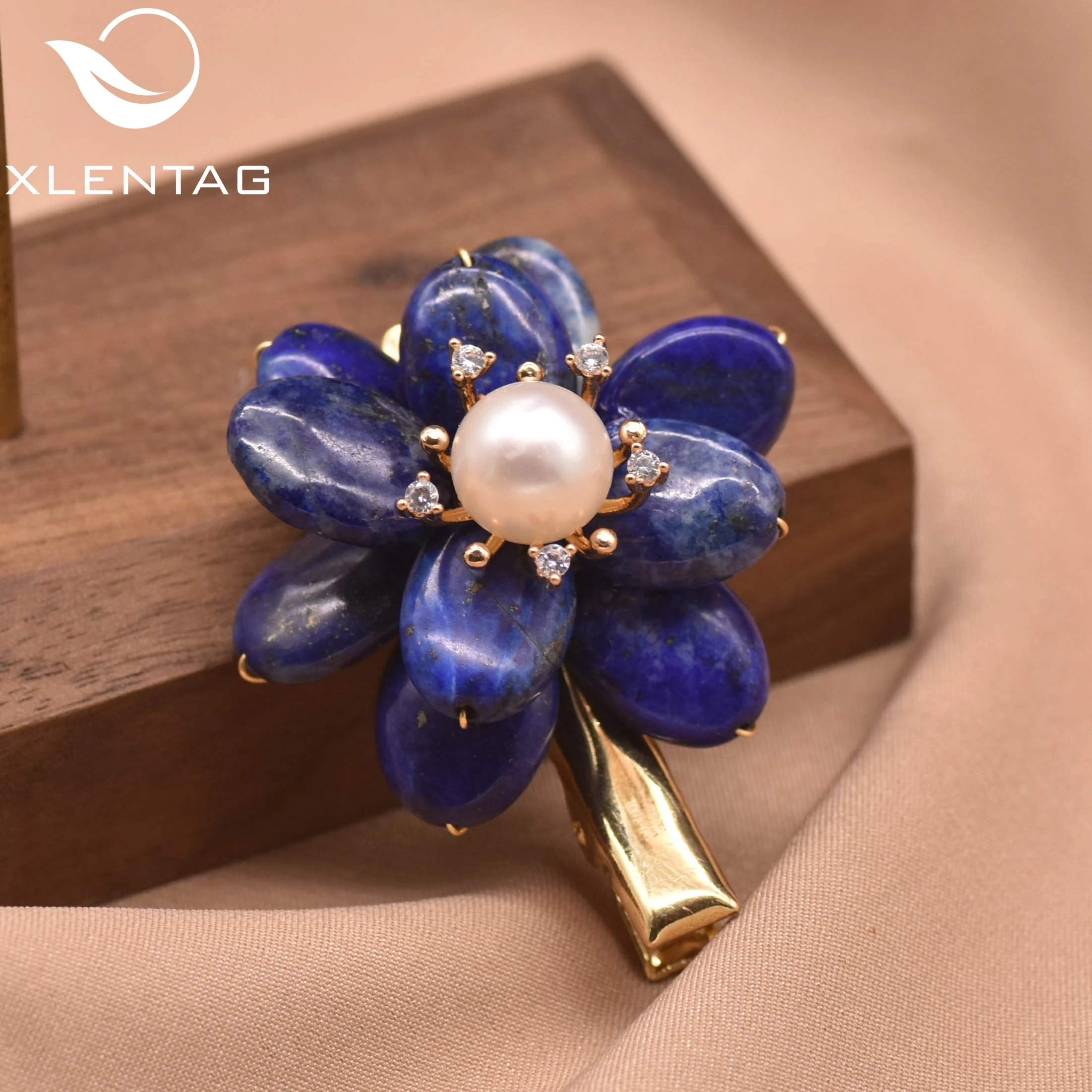 

Xlentag Pure Natural Freshwater Pearl Hairpin Personality Pop Elegant Luxury Wedding Birthday Gifts Handmade Jewelry GH0018