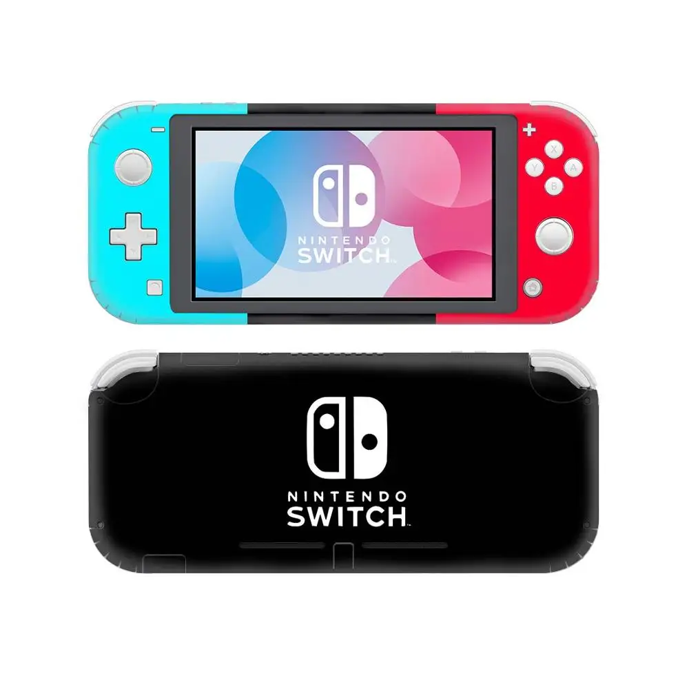 Simple Style Vinyl Skin Sticker for Nintendo Switch Lite NSL Protective Film Decal Cover White Gray Black 