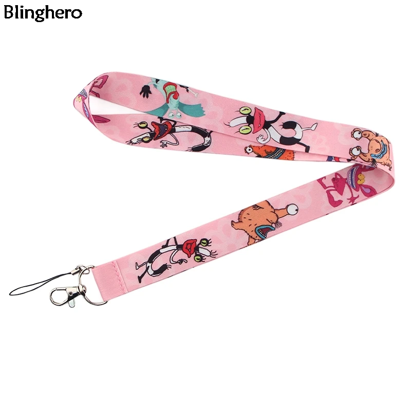 Blinghero Aaahhh настоящие Монстры шнурок для ключей забавный держатель для телефона шеи ремни детские аксессуары мультфильм шнурки для подвешивания BH0169