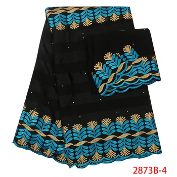 

Latest African Laces 2019 Swiss Voile Lace Swiss Lace Cotton Lace Fabric With Tulle Laces High Quality For Women&Men GD2873B-4