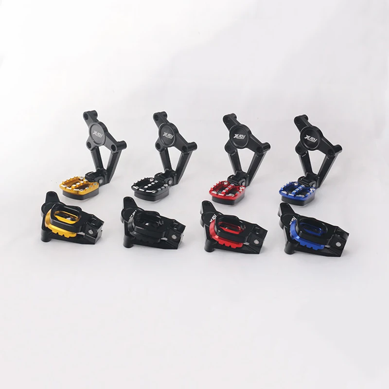 Педали с ЧПУ для Honda XADV750, X-ADV750, мотоциклетные, алюминиевый сплав, широкие подножки, прямой штекер, подножки, Нескользящие педали