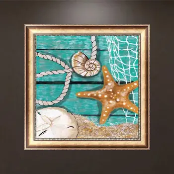 

Starfish DIY 5D Full Drill Diamond Painting Embroidery Cross Stitch Kit Rhinestone Home Decor Crafts Q6PE