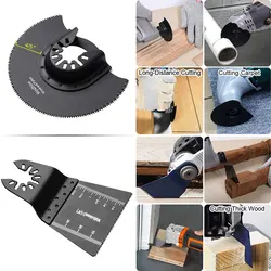 Lames de scie oscillantes à dégagement rapide pour Dewalt Dremel Makita Porter, 29 pièces, HCS 