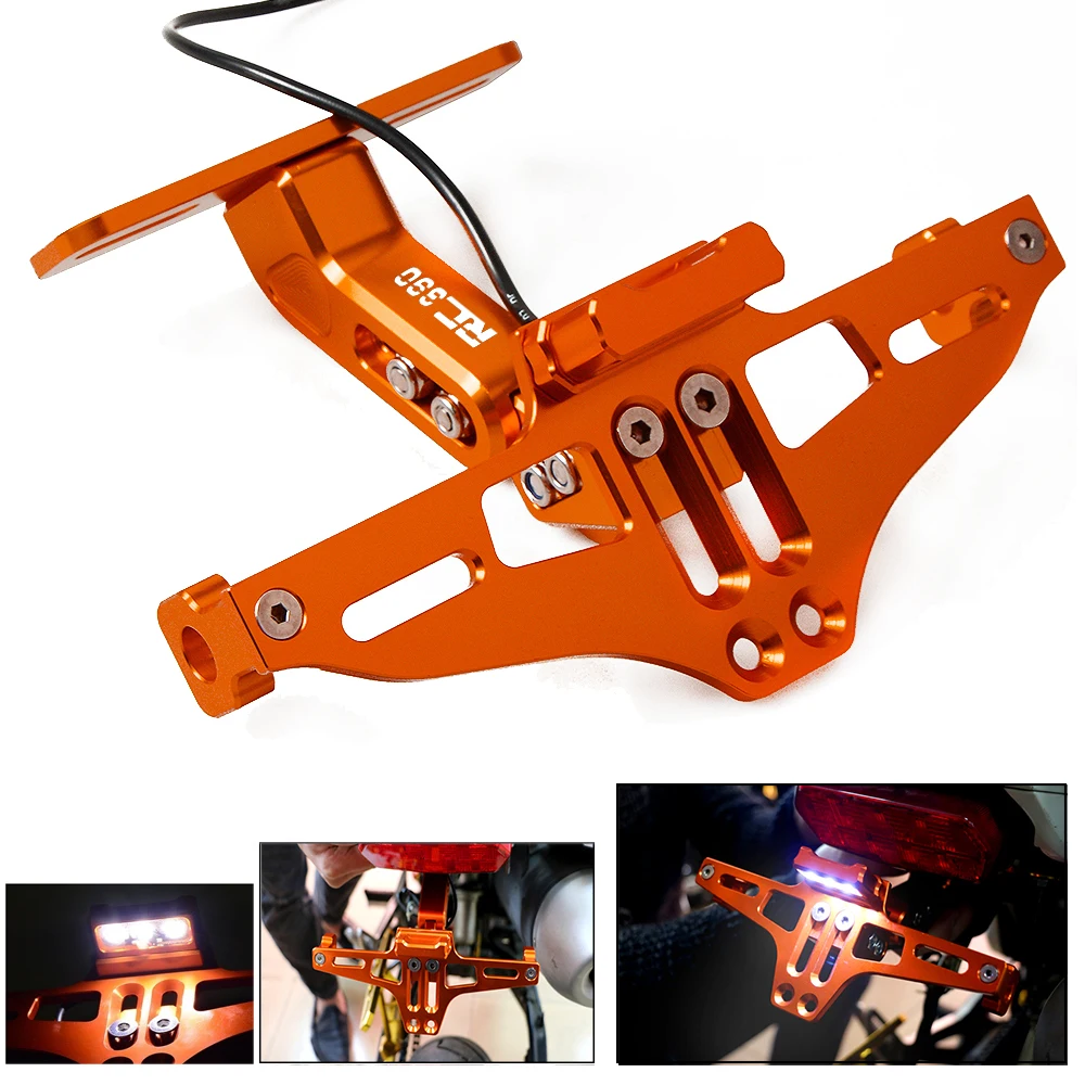 For RC 390 RC390 2013 2014 2015 2016 2017 2018390 Motorcycle Adjustable Bracket Licence Plate Holder Frame Number | Автомобили и