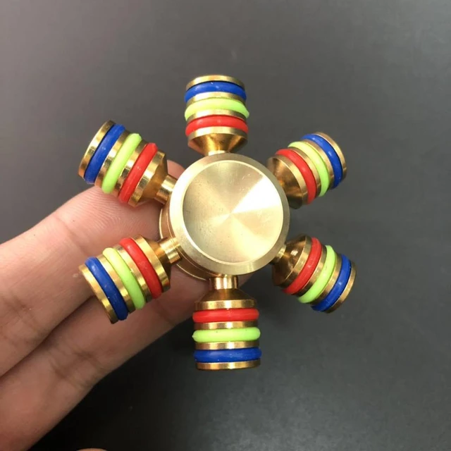 Cheap Hand Spinner Decorative Anti-Anxiety Multi-color Metal