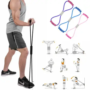 

Adults Home Use Resistance Loop Bands Long Band Cross Strength Power Trainers Fitness Gym Bodybuiling Exercise