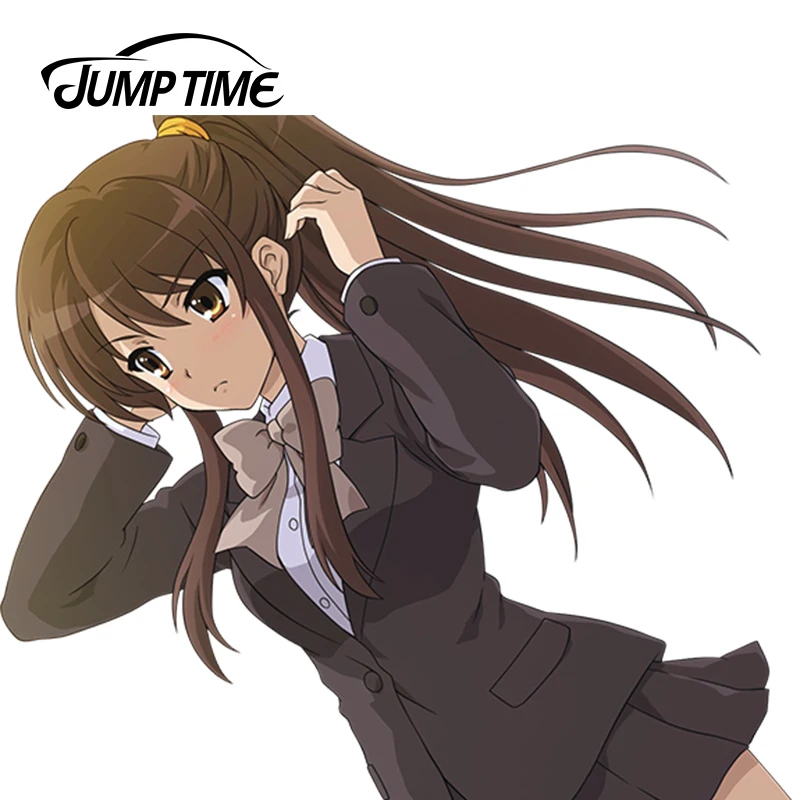 JumpTime 13 см x 11 3 автомобиль Стикеры s Haruhi no Yuuutsu короткая футболка с героями из