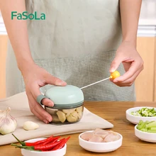 FaSoLa accessori da cucina Mini tritacarne manuale per tritacarne manuale tritacarne frutta verdura frullatore aglio pressa