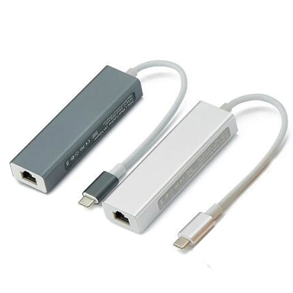USB 3,1 USB-C Тип C 10/100 Мбит/с Gigabit Ethernet Rj45 сетевой адаптер с 3 портами(стандарт 3,0 сетевая карта для MacBook