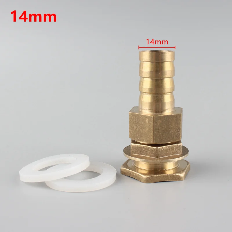 Water Tank Hose Connector Aquarium Accessories Brass G1/2'' Thread To 6/8/10/12/14/16/19Mm Water Tower Joint  Adapter Sanner