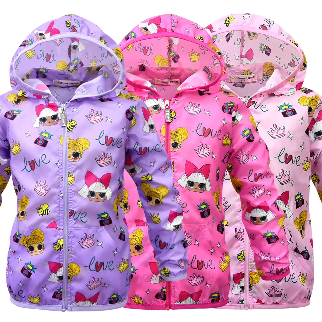 

Summer Spring Toddler Baby Boys Girls Full Lol Clothing Hoodies Sun Protection Clothes Children Casual Beach Jackets Coats