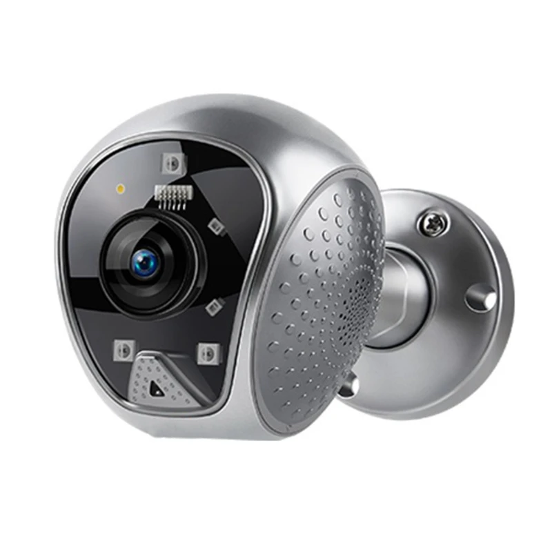 

FFYY-Outdoor Wireless Wifi Security Ip Camera 1080P Home Security 120 Degree Wide Angle Camera Video Surveillance Led Flashing A