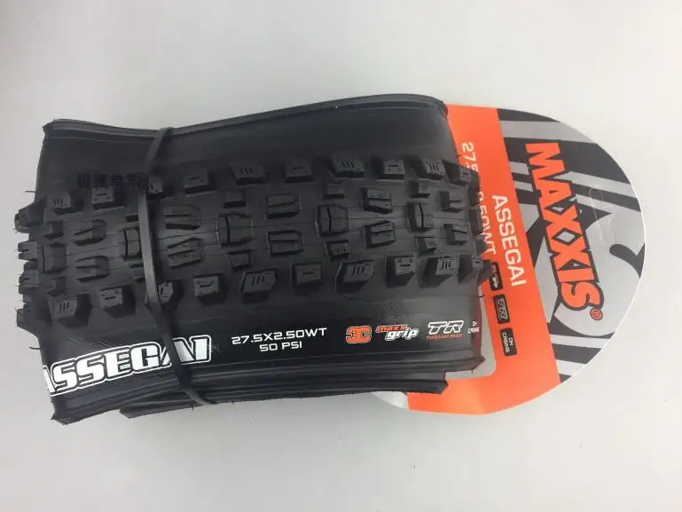 AE 27.5X2.5WT 3CTRDH Maxxis бескамерные готовые 3C/EXO/DH TLR 27,5*2,5 WT 27,5 велосипедные шины 29X2,5 29er горный велосипед tire29 Складные шины ASSEGAI - Цвет: AE 27.5X2.5WT 3CTRDH