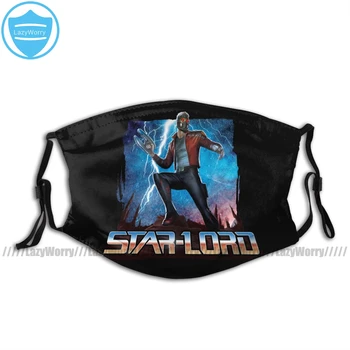 

Starlord Mouth Face Mask Star-Lord On Planet Facial Mask Cool Fashion with 2 Filters for Adult