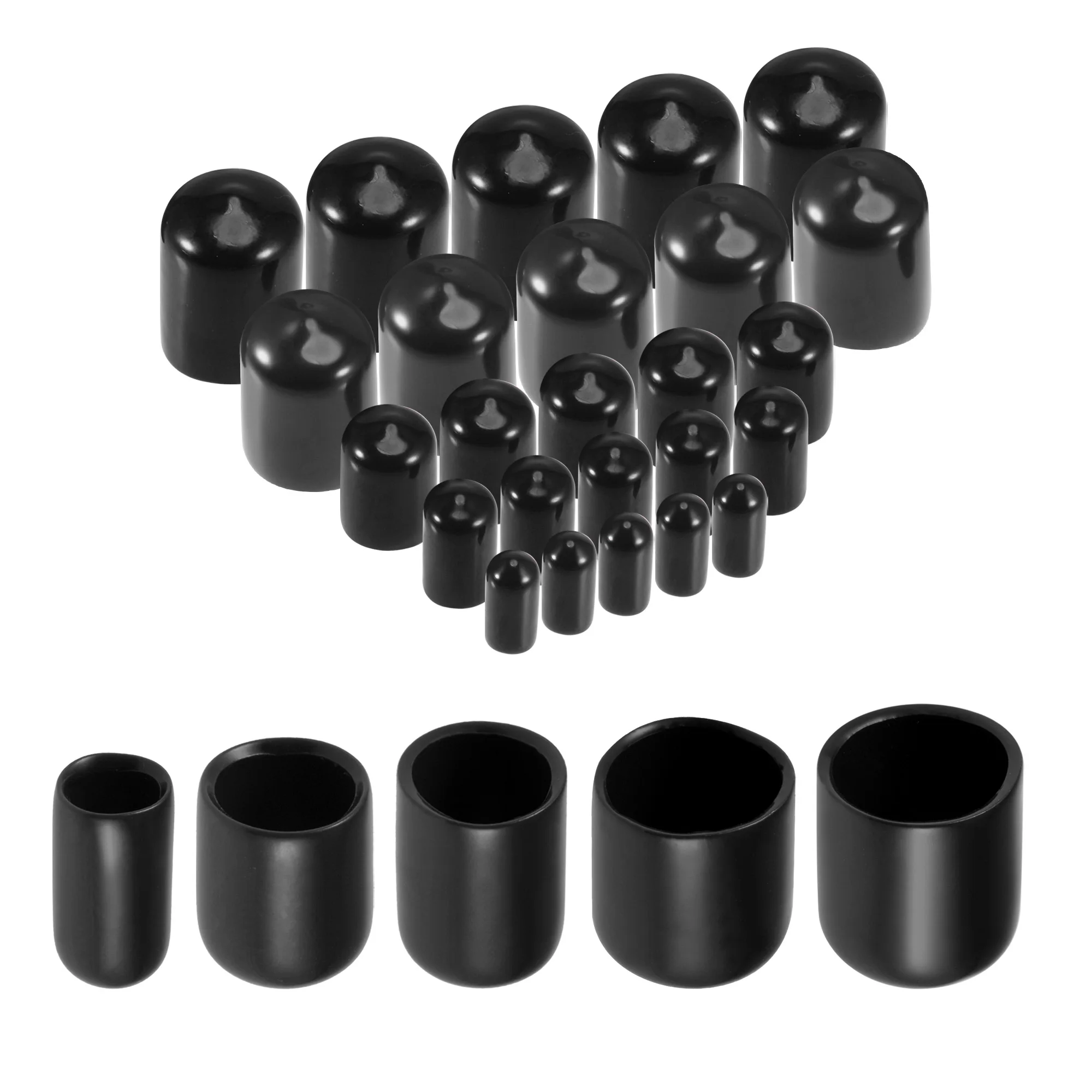 pack of 4  3/4 inch tube end caps 