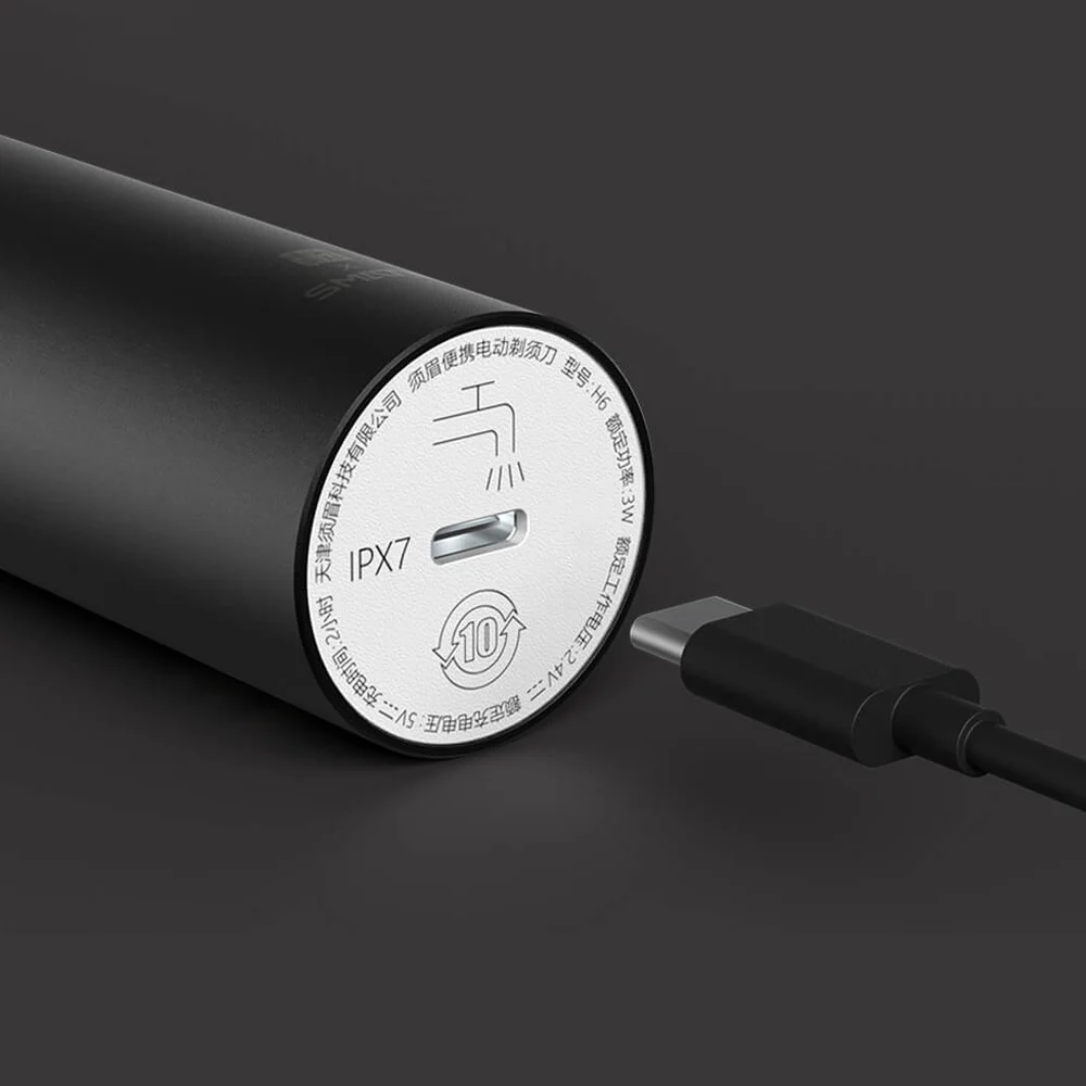 Xiaomi Мини электробритва, портативная Мужская бритва type-C, быстрая зарядка, моющаяся, китайский стиль, умное управление, бритва, борода