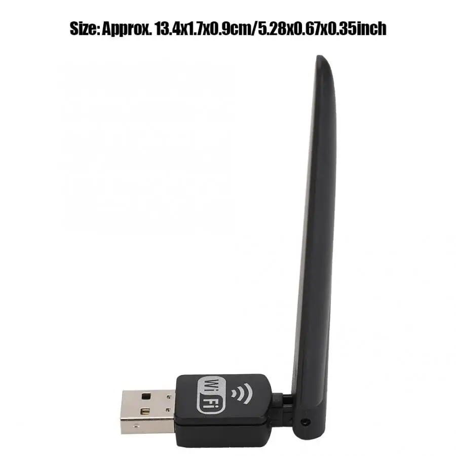 Сетевая карта pci Ноутбук черный интерфейс USB2.0 2,4G беспроводной WiFi адаптер с индикаторной подсветкой сетевая карта 4 порта