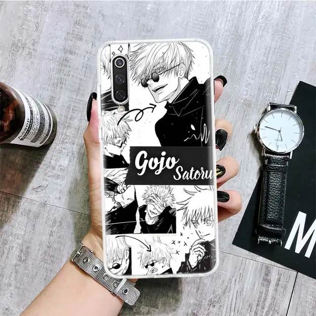 Jujutsu Kaisen Gojo Satoru Phone Case For Xiaomi Redmi Note 10 9 8 Pro 9S 8 8T 7 6 5 6A 7A 8A 9A 9C 4X S2 K20 K30 Art Cover Coqu FB177-7