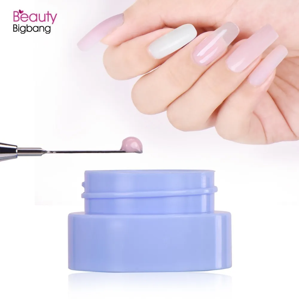 Beauty Bigbang, 15 г, УФ-гель для наращивания, легко использовать, вымачивается, полигель для наращивания, быстросохнущий, красота, дизайн ногтей, клей, гель для ногтей