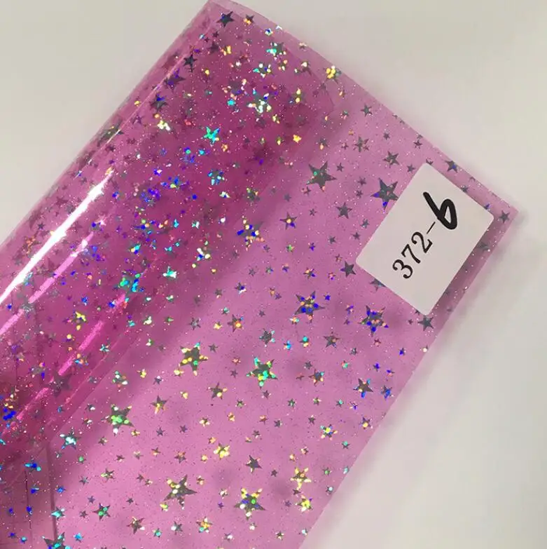 30cm*135cm leather sheets faux-leather glitter TPU sheets 12"* 54" - Цвет: 6