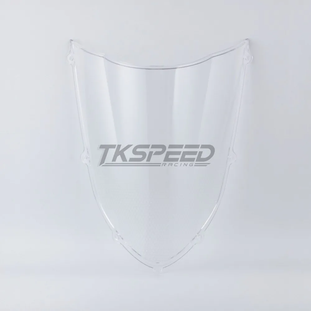 Для Kawasaki ZX10R 2004 2005 ZX 10R 04 05 Черное Лобовое стекло ветровое стекло Double Bubble - Цвет: Transparent