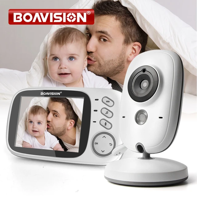 Monitor de bebé VB603 inalámbrico con visión nocturna, cámara de seguridad  de 3,2 pulgadas, vídeo LCD a Color, 5m - AliExpress