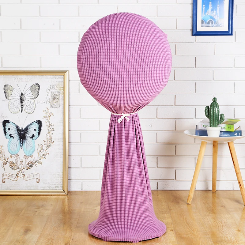 floor stand electric fan full cover solid kintted elastic fabric dust cover for electric fan protection