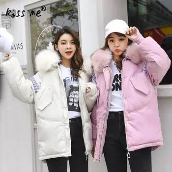 

Fashion Solid Camping Hiking Coat Thermal Outdoor Coat Female Winter Hooded Warm Jacket Loose Thicken Windproof Down Coat