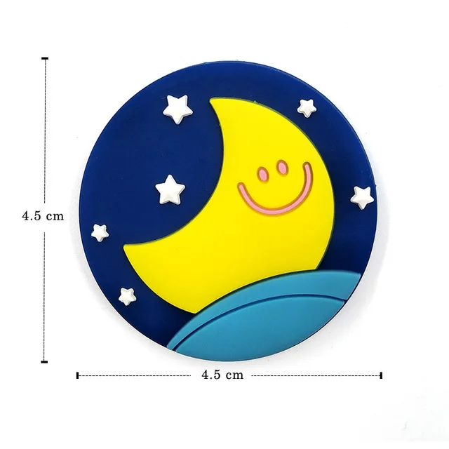 moon Cattoon Sun детский магнит на холодильник Пастер ледяная наклейка на коробку ледяная коробка детская обучающая игрушка Koelkast хлададор - Цвет: moon