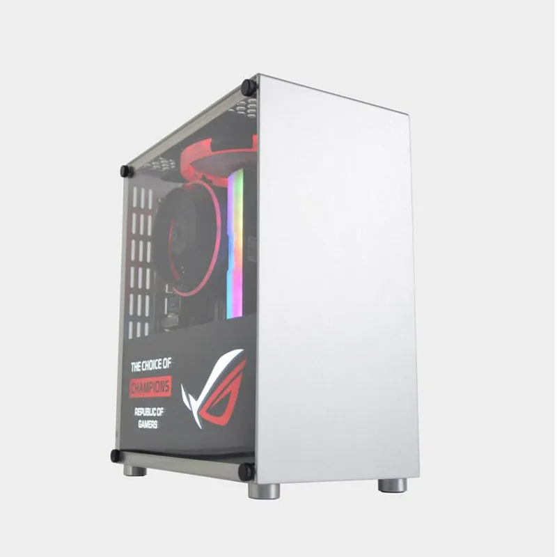 Алюминиевый Чехол для ПК ITX MINI Game безопасный шкаф блок питания SFX GTX1660 2070