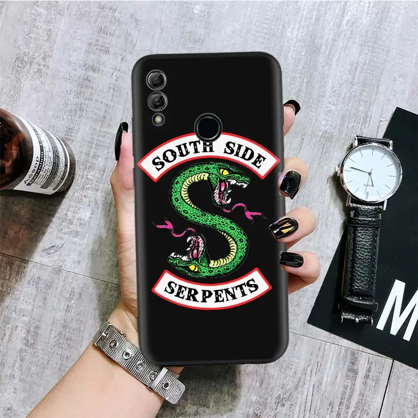 ТВ ривердейл черная крышка чехол для телефона для huawei Y9 Y5 Y6 Y7 Honor 10 9 Lite 9X8X8 S 8A фотоаппаратов моментальной печати 7S 7A 10i 20i V20 Coque Капа - Цвет: BA112-3