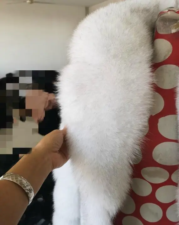 Роскошное Женское зимнее меховое пальто из натурального Лисьего меха, натуральный мех лисы пальто с большим воротником с лацканами, толстое теплое повседневное пальто для улицы