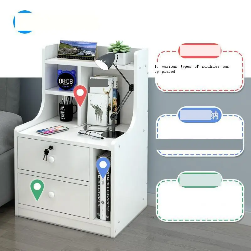 С выдвижными ящиками Komidin Cassettiera Legno Mesillas Noche Para El ночь Mueble де Dormitorio Спальня