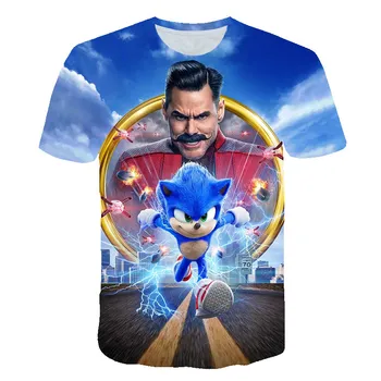 

Summer Cool sonic the hedgehog T-shirts 3D baby Boys Girl Supersonic sonic Mario Costume Children Kids Clothes boys Clothes