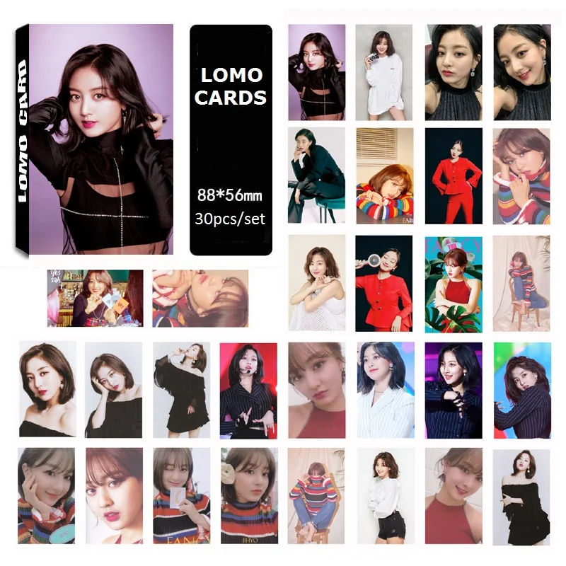 [MYKPOP] Дважды ломо карты 30 шт Подарочная коробка набор: KPOP Bangtan Fans коллекция SA19102211