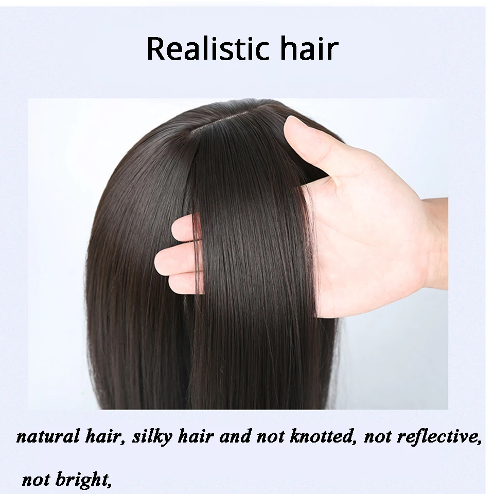 MEIFAN синтетические волосы на заколках для парика прямые волосы с короткая челка заколки для волос для женщин