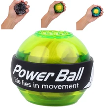 Мощный кистевой Массажный мяч ручной гироскоп со светодиодом Мяч Тренажер рука тренажер