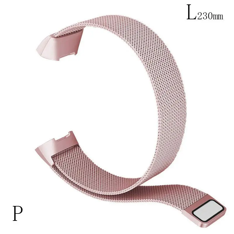 Ремешок из нержавеющей стали для Fit bit Charge3, ремешок для наручных часов, ремешок для умных часов, сменный Браслет, ремешок для наручных часов с магнитной пряжкой - Цвет: 6