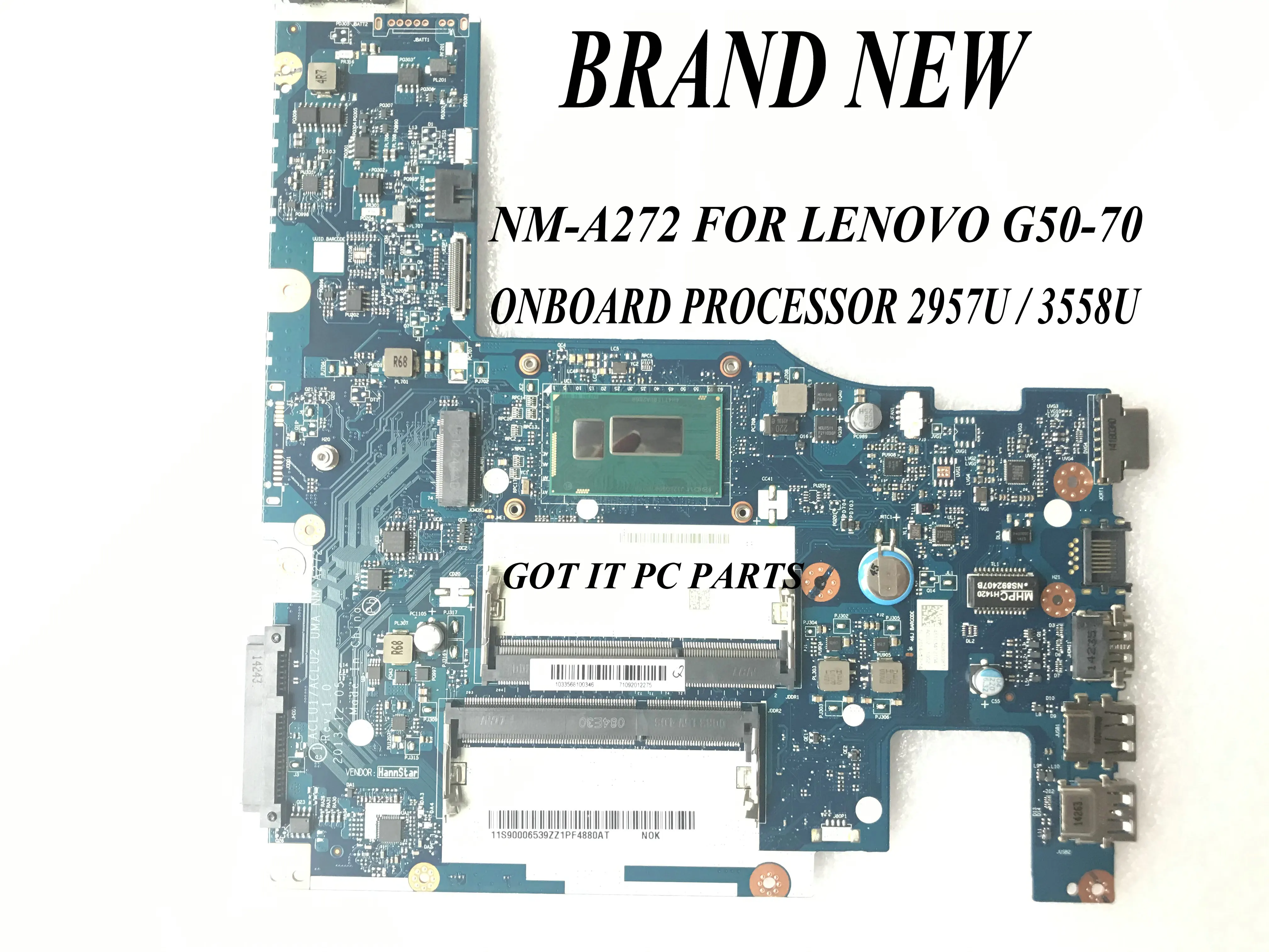 FAST SHIPPING.BRAND NEW ,ACLU1/ ACLU2 UMA NM A272 G50 70 LAPTOP MOTHERBOARD FOR LENOVO G50 70 / Z50 70 ,PROCESSOR 3558U / 2957u|Motherboards| - AliExpress