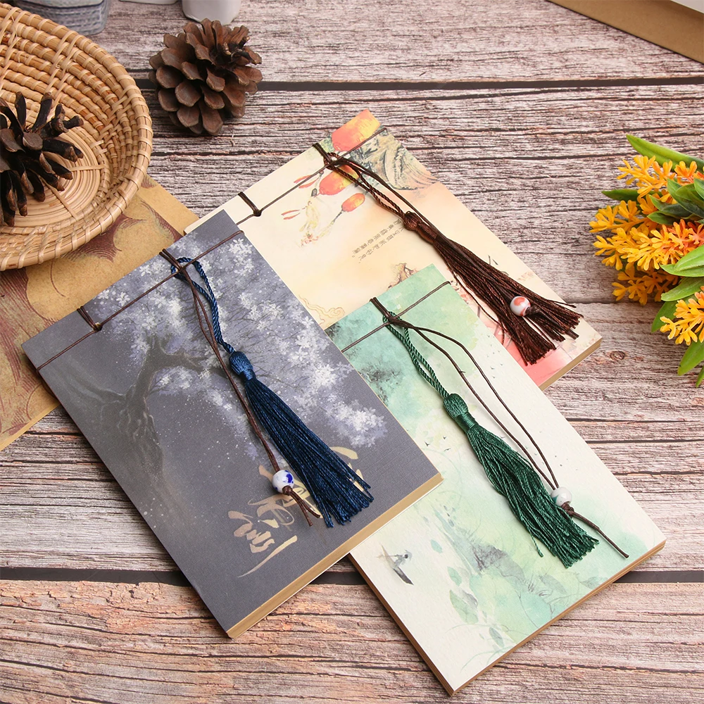 1 шт. китайский стиль винтажный дневник Ретро Ноутбук Sketchbook Канцтовары офисный школьный принадлежности дневник ежедневник Планировщик подарок для детей