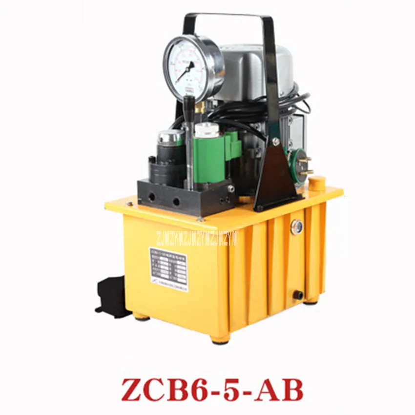 ZCB6-5AB 110v ZCB6-5A3/ZCB6-5AB гидравлический насос сверхвысокого давления, Электрический гидравлический насос, небольшой Гидравлический масляный насос 220 В/380 в 750 Вт 70 МПа 8л - Напряжение: ZCB6-5AB 110v